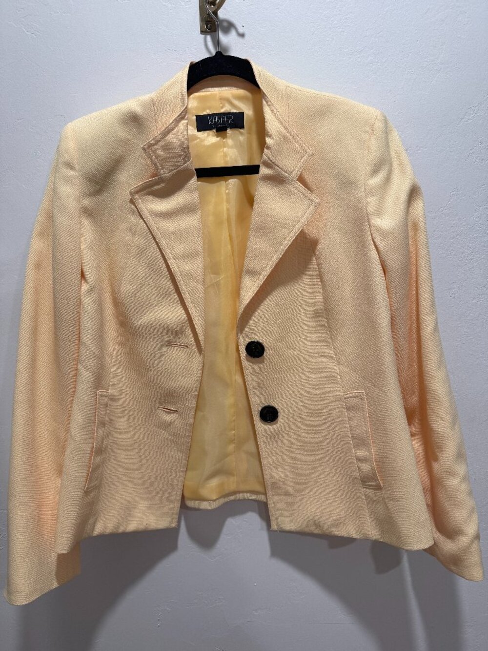 Kasper Yellow Women's Blazer Size 10